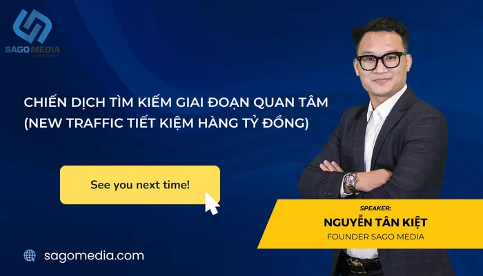 khởi tạo chiến dịch tìm kiếm ở giai đoạn quan tâm