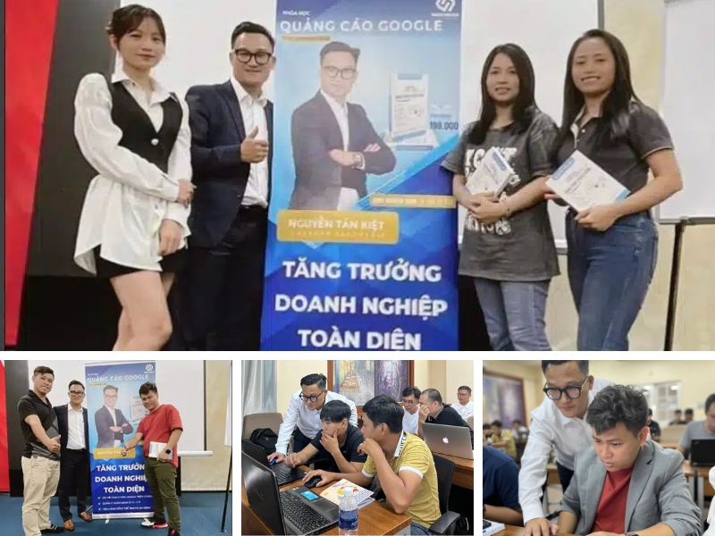 hình ảnh học viên trong khóa học quảng cáo Google Ads