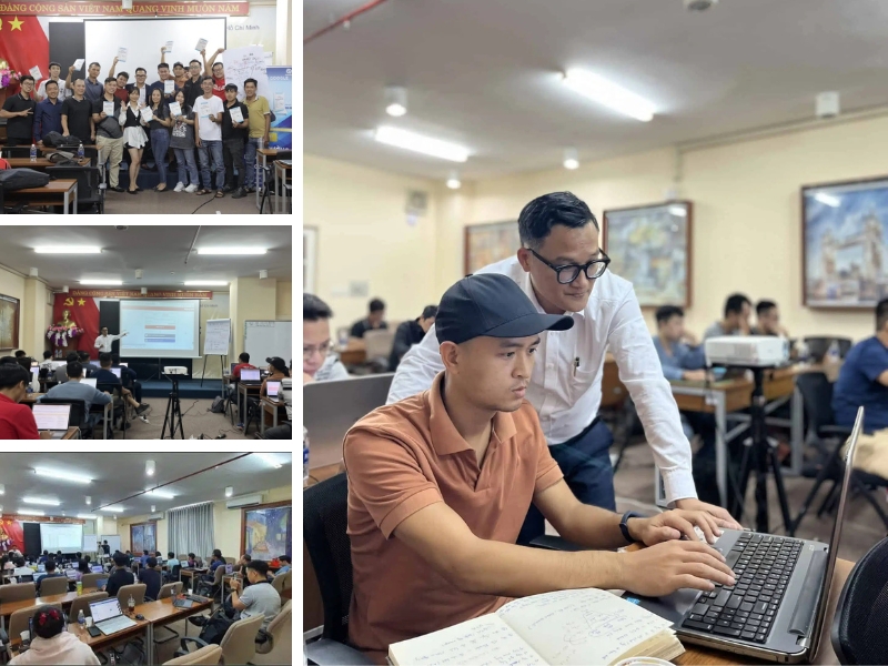hình ảnh học viên trong khóa học quảng cáo Google Ads